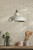 Pussywillow Antique Brass with White Ceramic Shade Pendant Light