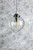 Whitham Polished Nickel with Clear Ribbed Diffuser Pendant Light