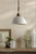 Durford Matt Antique Brass with White Ceramic Shade Pendant Light