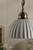 Durford Matt Antique Brass with White Ceramic Shade Pendant Light