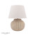 Fernhill Matt Cream Rattan Effect with Soft Oatmeal Shade Table Lamp