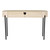 Dar Lighting Ioana Travertine Effect and Matt Black Console Table 