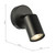 Dar Lighting Cawley Matt Black Adjustable Wall Spotlight 