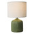 Dar Lighting Gigi Green with White Shade Twin Pack Table Lamp 