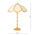 Giuliana 2 Light Natural Wood with Rattan Shade Table Lamp