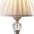 Beau 4 Pack Satin Chrome with White Shade Touch Table Lamp