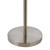 Dar Lighting Kamika Mother & Child 2 Light Satin Chrome with Adjustable LED Floor Lamp 