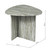 Dar Lighting Isidro Brown Stone Effect Side Table 