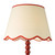 Dar Lighting Spool Red with Natural and Red Shade Floor Lamp 