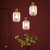 Dar Lighting E27 Satin Brass Lighting Suspension 