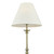 Dar Lighting Blenheim 4 Pack Antique Brass with Ivory Shade Table Lamp 