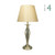Dar Lighting Bybliss 4 Pack Antique Brass with Gold Shade Table Lamp 