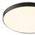 Essien Black with White Acrylic IP44 LED Bathroom Ceiling Light