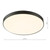 Essien Black with White Acrylic IP44 LED Bathroom Ceiling Light
