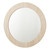 Ioana Travertine Effect 80cm Round Mirror