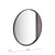 Rasmus Brown Stone Effect and Matt Black 50cm Mirror