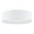 Fan White with White Drum Shade LED Flush Ceiling Light
