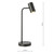 Dar Lighting Thierry Matt Black Adjustable Spotlight Table Lamp 