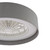 Dar Lighting Fan White with Grey Drum Shade LED Flush Ceiling Light 