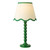 Dar Lighting Spool Green with Natural and Green Shade Table Lamp 