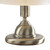 Dar Lighting Glouster Twin Pack Antique Brass with Alabaster Shade Touch Table Lamp 