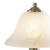 Dar Lighting Glouster Twin Pack Antique Brass with Alabaster Shade Touch Table Lamp 