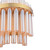 Dar Lighting Imani 2 Light Natural Brass and Champagne Diffuser Wall Light 