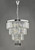 Dar Lighting Angel 8 Light Polished Chrome with Clear Crystals Pendant Light 