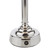 Virgil Polished Nickel Rechargeable With Ivory Shade LED Table Lamp