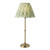 Dar Lighting Dahl Antique Brass Rechargeable with Soft Green Shade LED Table Lamp 