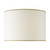 Dar Lighting Idella White Linen Drum 36cm Table Shade Only 