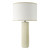 Dar Lighting Idella Taupe with White Shade Table Lamp 