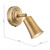 Dar Lighting Jedrek Aged Brass Adjustable Wall Spotlight 