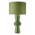 Dar Lighting Lagle Green and Antique Brass with Green Shade Table Lamp 