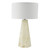 Dar Lighting Paget Matt Antique Brass and Alabaster Base Only Table Lamp 