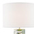 Dar Lighting Filip Green With Ivory Shade Table Lamp 