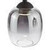 Dar Lighting Ramona 5 Light Matt Black with Smoked Ombre Glass LED Bar Pendant Light - Clearance 