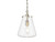 Firstlight Products Milos Chrome with Clear Glass Pendant Light 