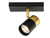 Firstlight Products Roma 4 Light Black and Brass Adjustable Bar Ceiling Spotlight 