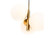 Firstlight Products Oyster 3 Light Brushed Brass with Opal Glass Pendant 