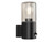 Firstlight Products Manor Black with Smoked Glass Diffuser and PIR IP44 Wall Light 