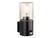 Firstlight Products Manor Black with Smoked Glass Diffuser and PIR IP44 Wall Light 