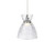 Firstlight Products Royale 3 Light Chrome with Clear Glass LED Cluster Pendant Light 