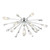 Dar Lighting Kalyssa 11 Light Polished Chrome with Glass Diffuser Flush Ceiling Light - Clearance 
