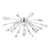 Dar Lighting Kalyssa 11 Light Polished Chrome with Glass Diffuser Flush Ceiling Light - Clearance 