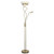 Endon Lighting Monaco 2 Light Antique Brass Mother and Child Floor Lamp - Clearance 