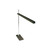 Ideal-Lux Gru TL Black with Chrome Pole Bar LED Table Lamp - Clearance 