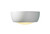 Dar Lighting Milo Small White Plaster Wall Washer Light - Clearance 