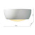 Dar Lighting Milo Small White Plaster Wall Washer Light - Clearance 