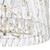 Dar Lighting Entwine 8 Light Polished Nickel and Crystal Diffuser Pendant Light 